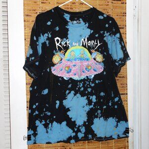 Rick and Morty Adult Swim Graphic Tie Dye T-Shirt *Tag Size: 1X (Plus Size)